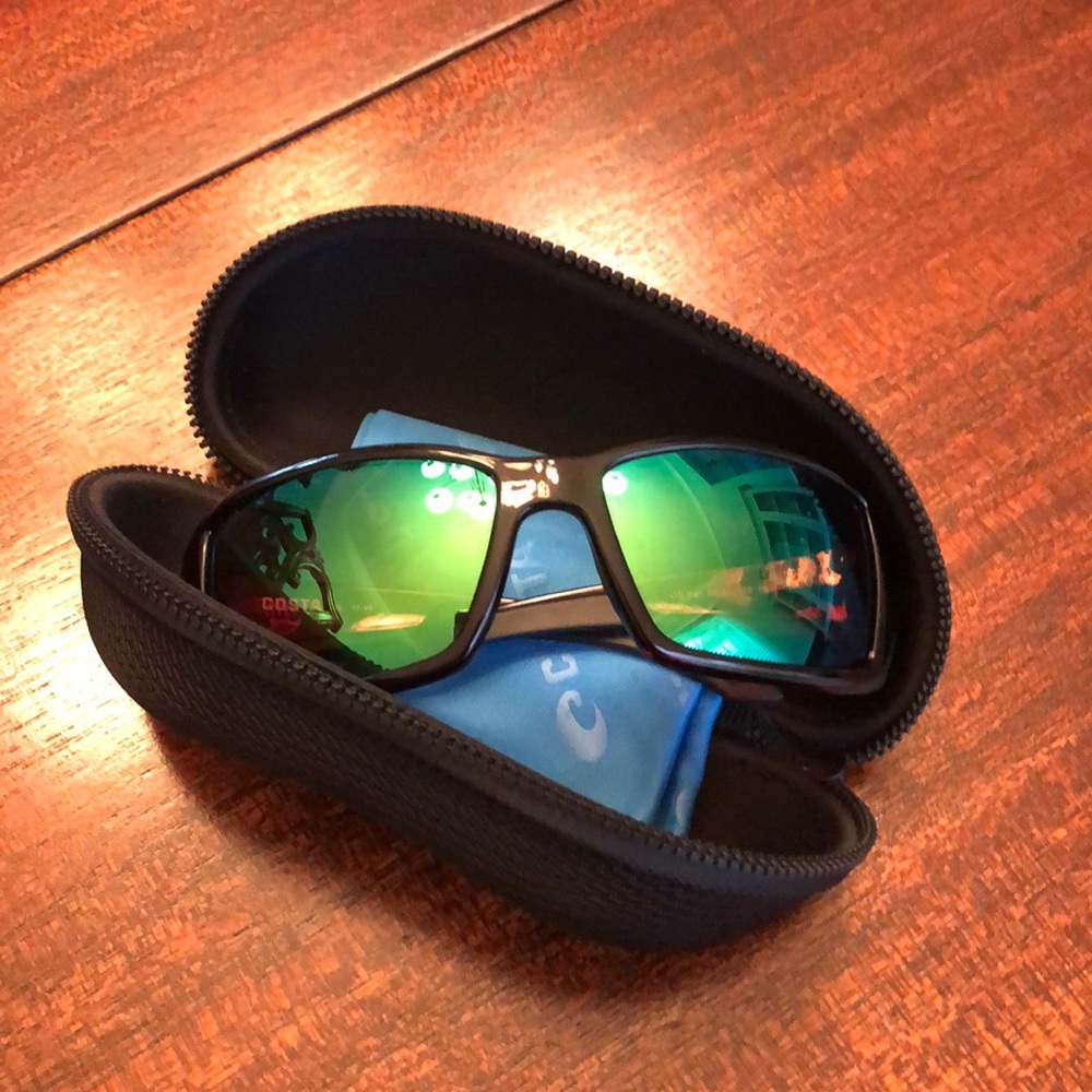 Costa Blackfin Tortoise frame Green Mirror 580P